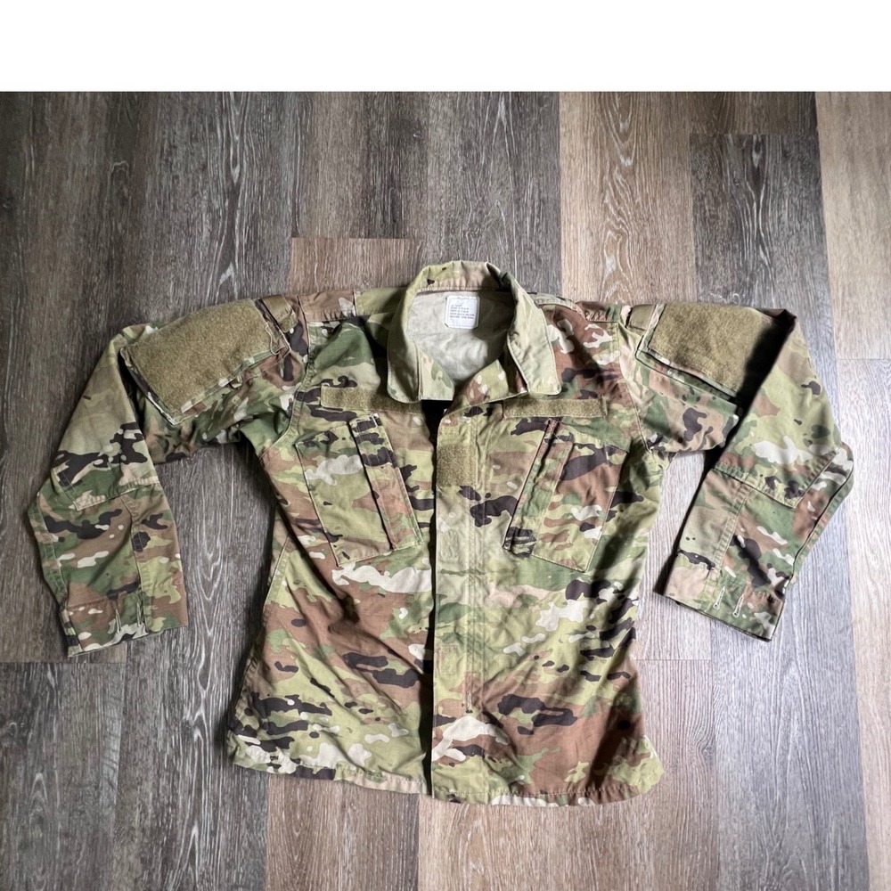 Military OCP Combat‎ Coat Mens 33 Short Multicam Tactical Ripstop Field Jacket